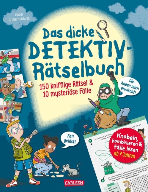»Das dicke Detektiv-Rätselbuch« — CARLSEN