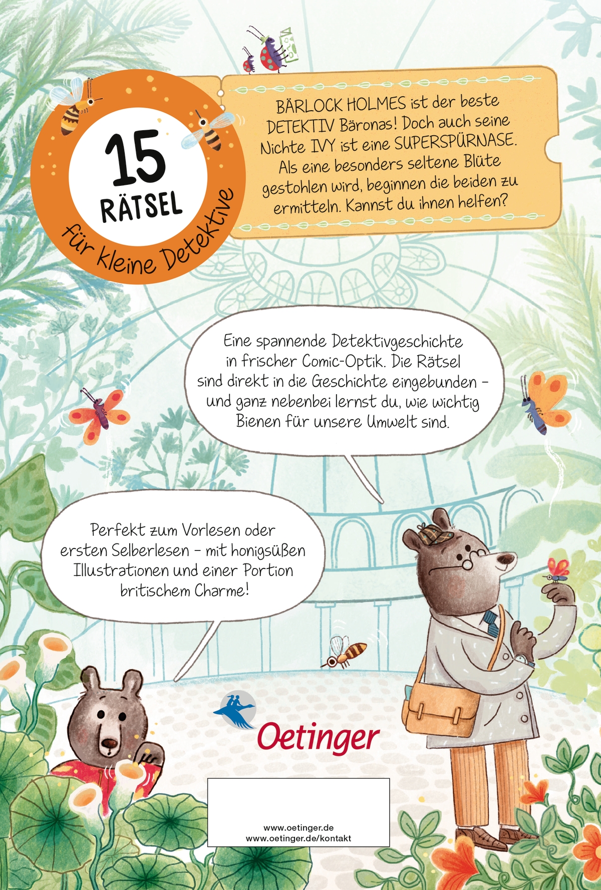 »Ivy und Bärlock Holmes. Fall 1: Die rätselhafte Blume« — OETINGER