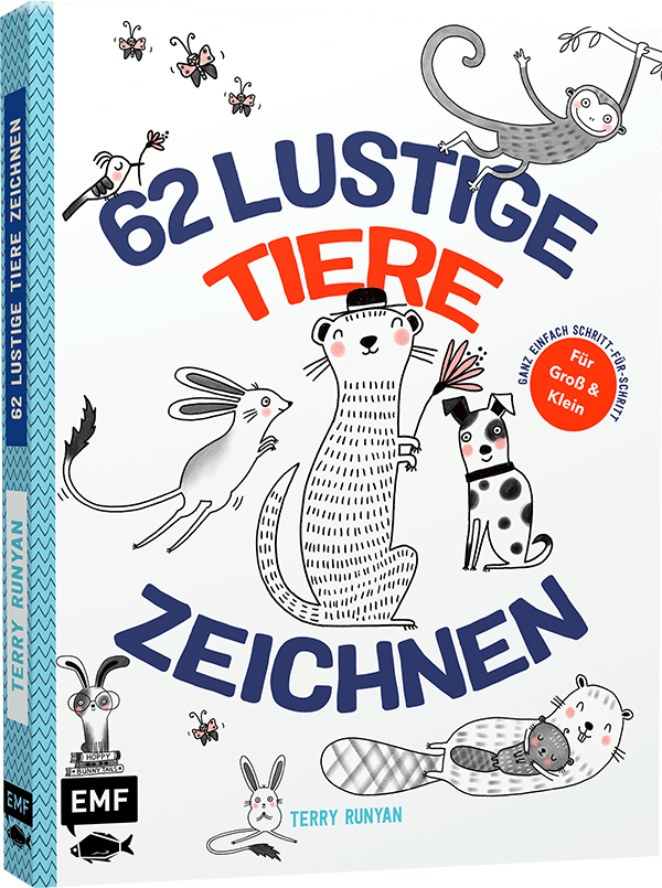 »62 LUSTIGE TIERE ZEICHNEN - FÜR GROSS UND KLEIN!« — EDITION MICHAEL FISCHER