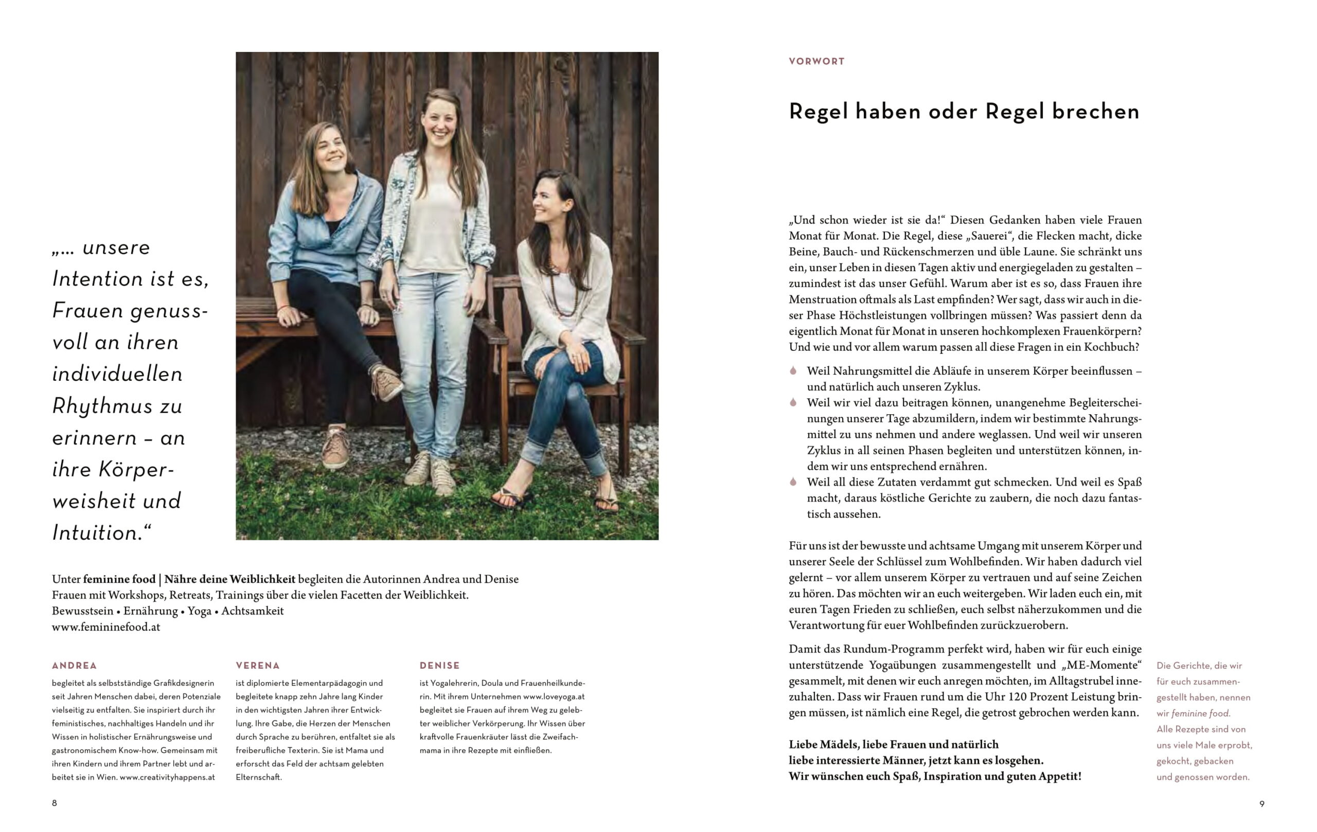 »EAT LIKE A WOMAN« — BRANDSTÄTTER