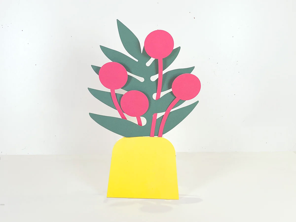 »VASE FLOWER« — CUT&MAKE