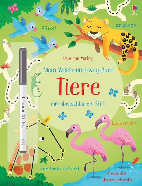»Mein Wisch-und-weg-Buch: Tiere« — USBORNE