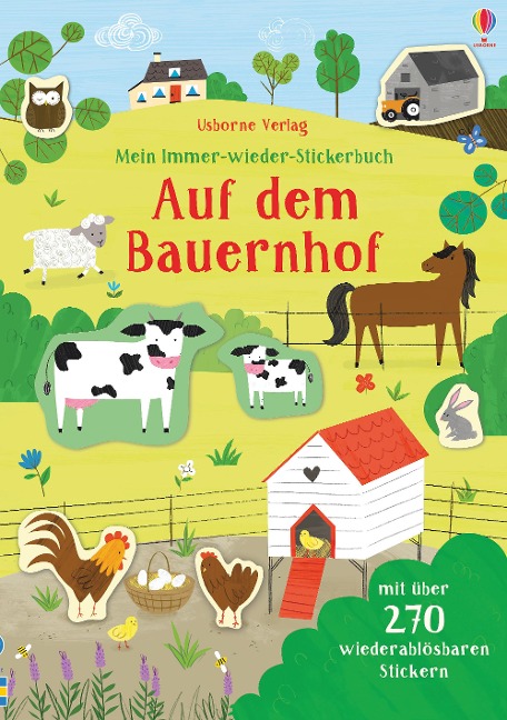 »Mein Immer-wieder-Stickerbuch: Auf dem Bauernhof« — USBORNE