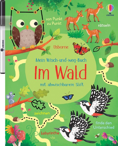 »Mein Wisch-und-weg-Buch: Im Wald« — USBORNE