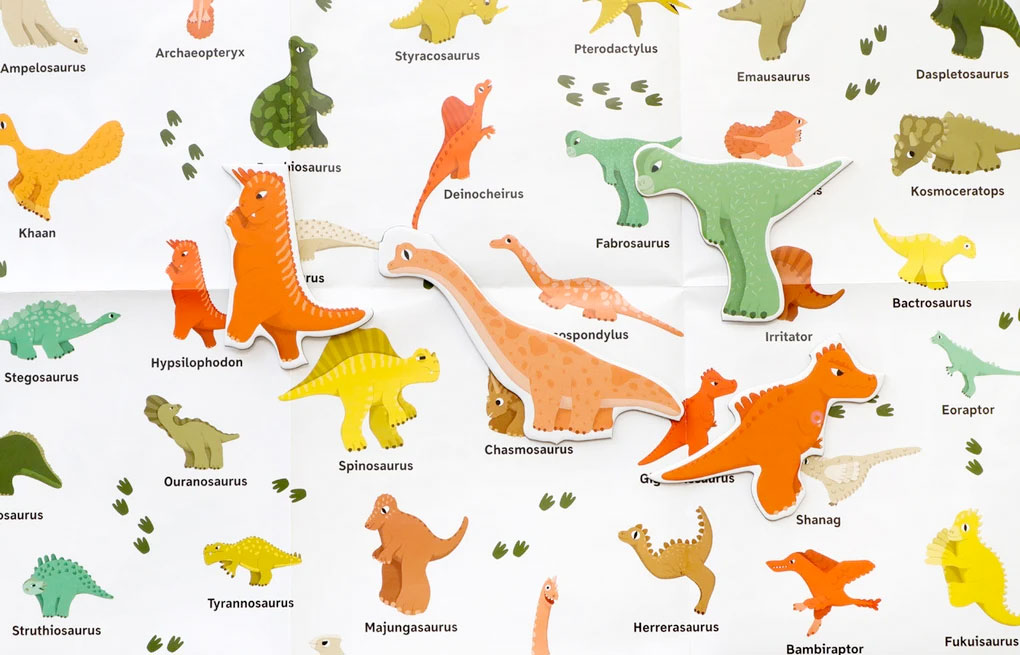 »49 Dinos und 1 Asteroid 50 Puzzleteile« — LAURENCE KING