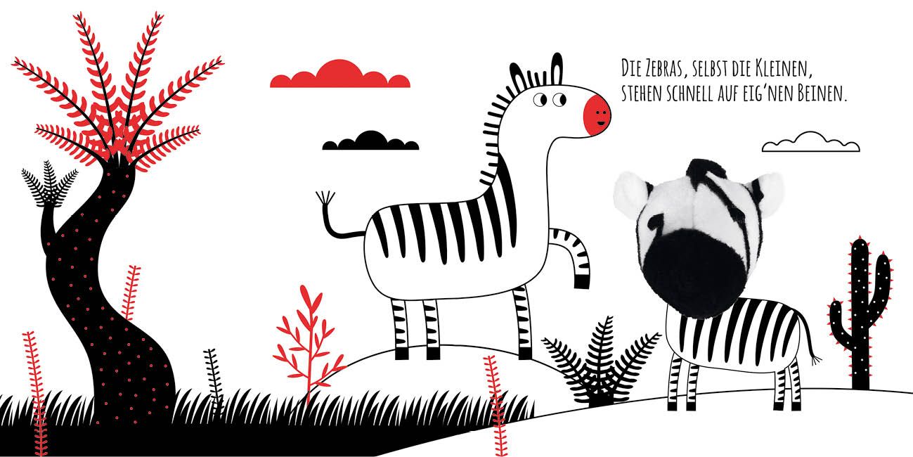 »Kontrastbuch für Babys: Guck mal, kleines Zebra« — EDITION MICHAEL FISCHER