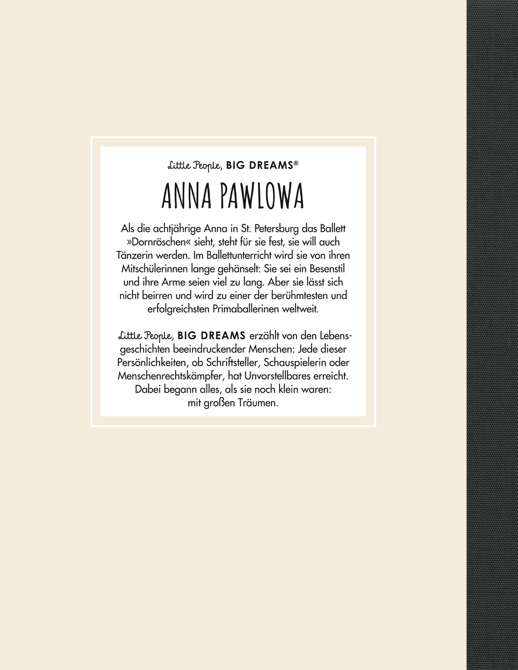 »ANNA PAWLOWA« — INSEL