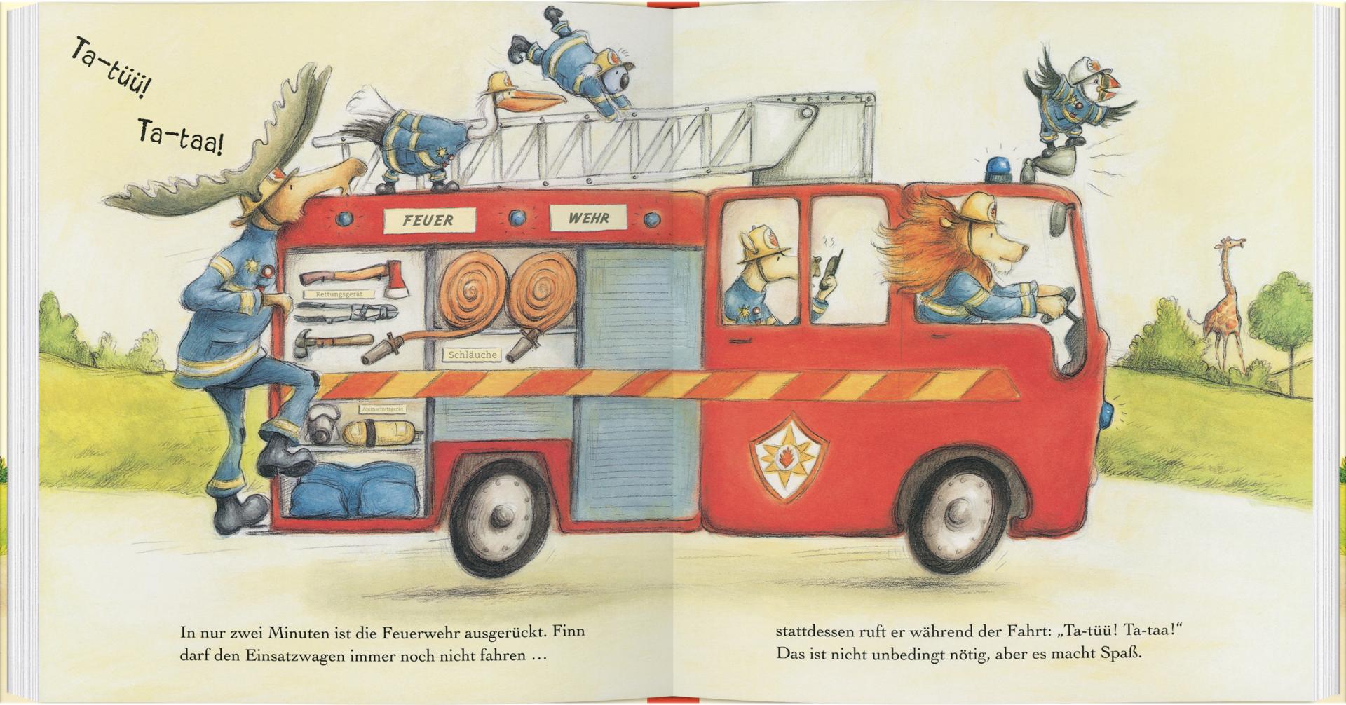 »Finn, der Feuerwehrelch« — GERSTENBERG