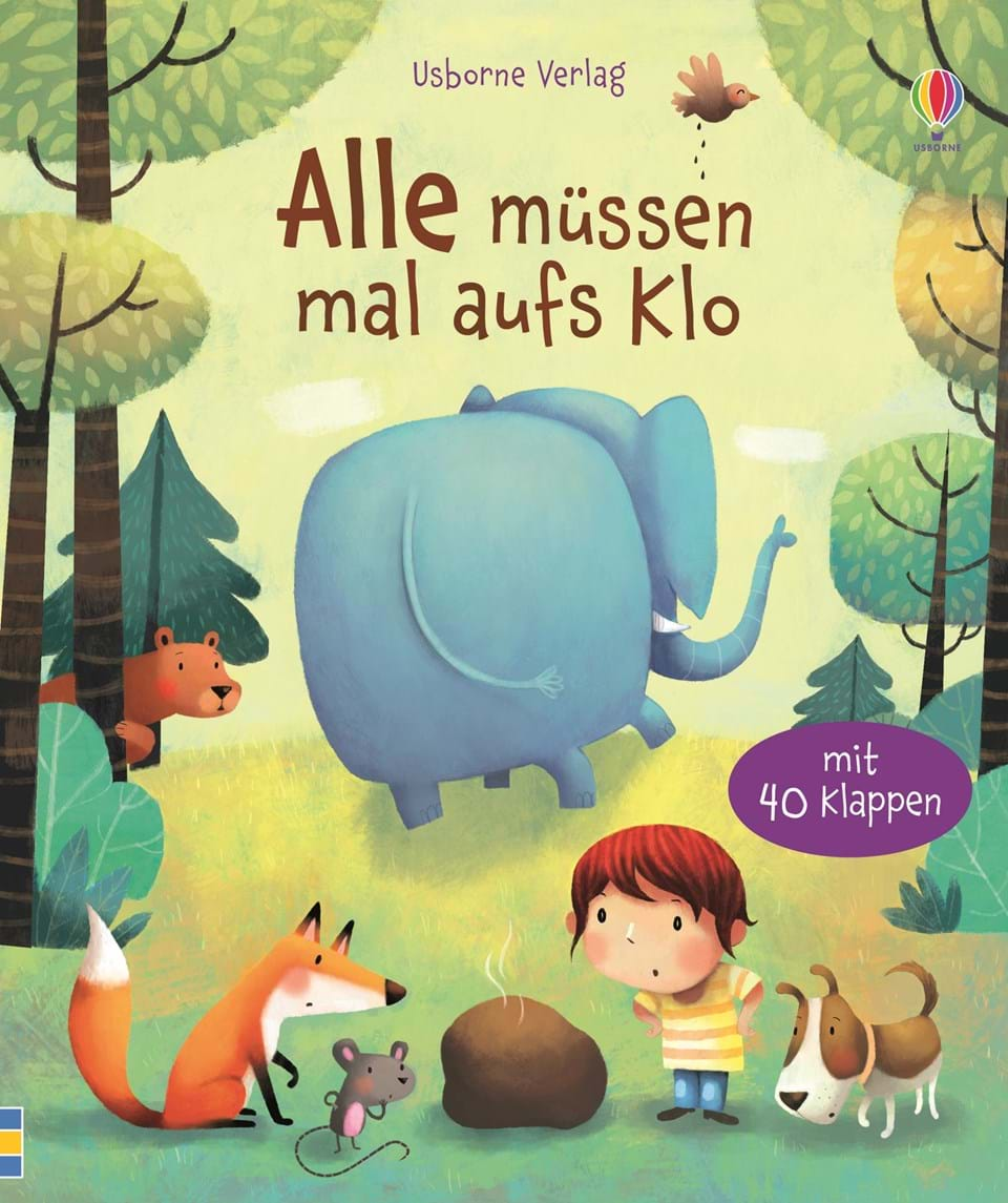 »ALLE MÜSSEN MAL AUFS KLO« — USBORNE