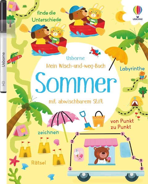 »Mein Wisch-und-weg-Buch: Sommer« — USBORNE