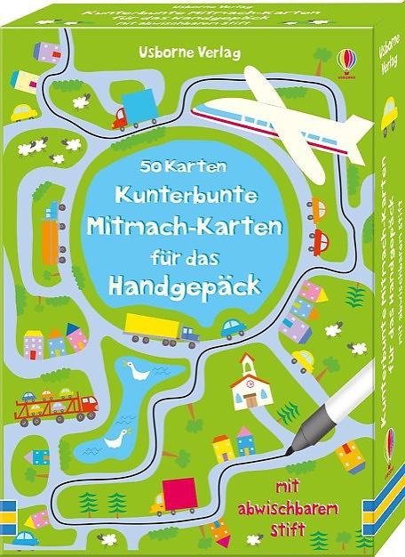 »Kunterbunte Mitmach-Karten für das Handgepäck« — USBORNE