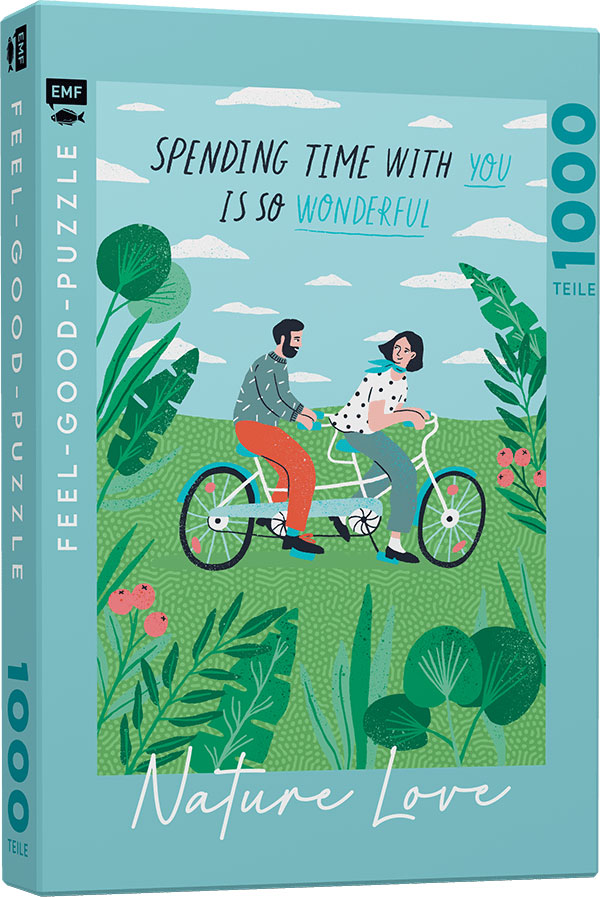»FEEL-GOOD-PUZZLE 1000 TEILE - NATURE LOVE: SPENDING TIME WITH YOU IS SO WONDERFUL« — EMF