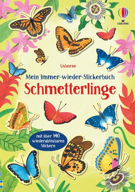 »Mein Immer-wieder-Stickerbuch: Schmetterlinge« — USBORNE