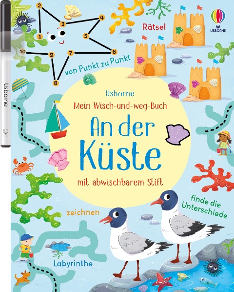 »Mein Wisch-und-weg-Buch: An der Küste« — USBORNE