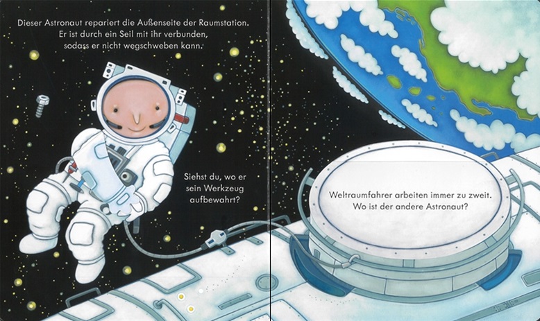  »GUCK MAL, WER DA IST! IM WELTRAUM« — USBORNE