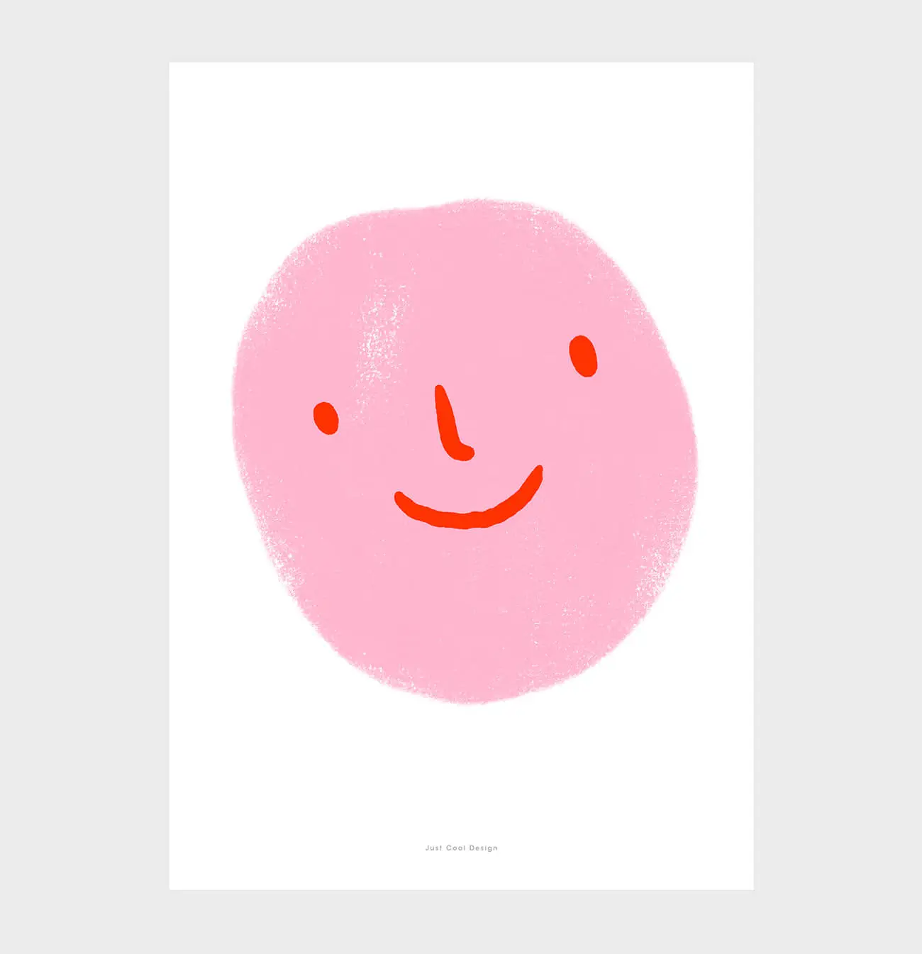 »Gesicht Illustration, rosa«  — Just Cool Design 