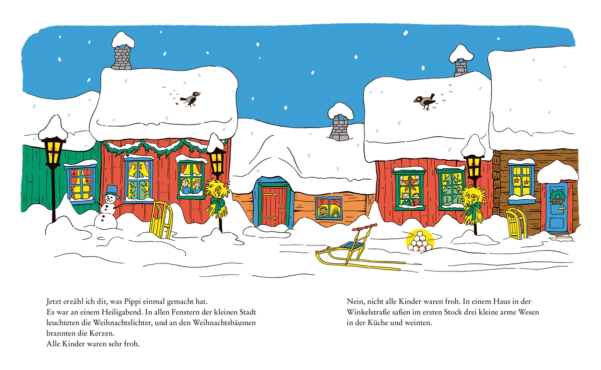 »Pippi Langstrumpf feiert Weihnachten« — OETINGER