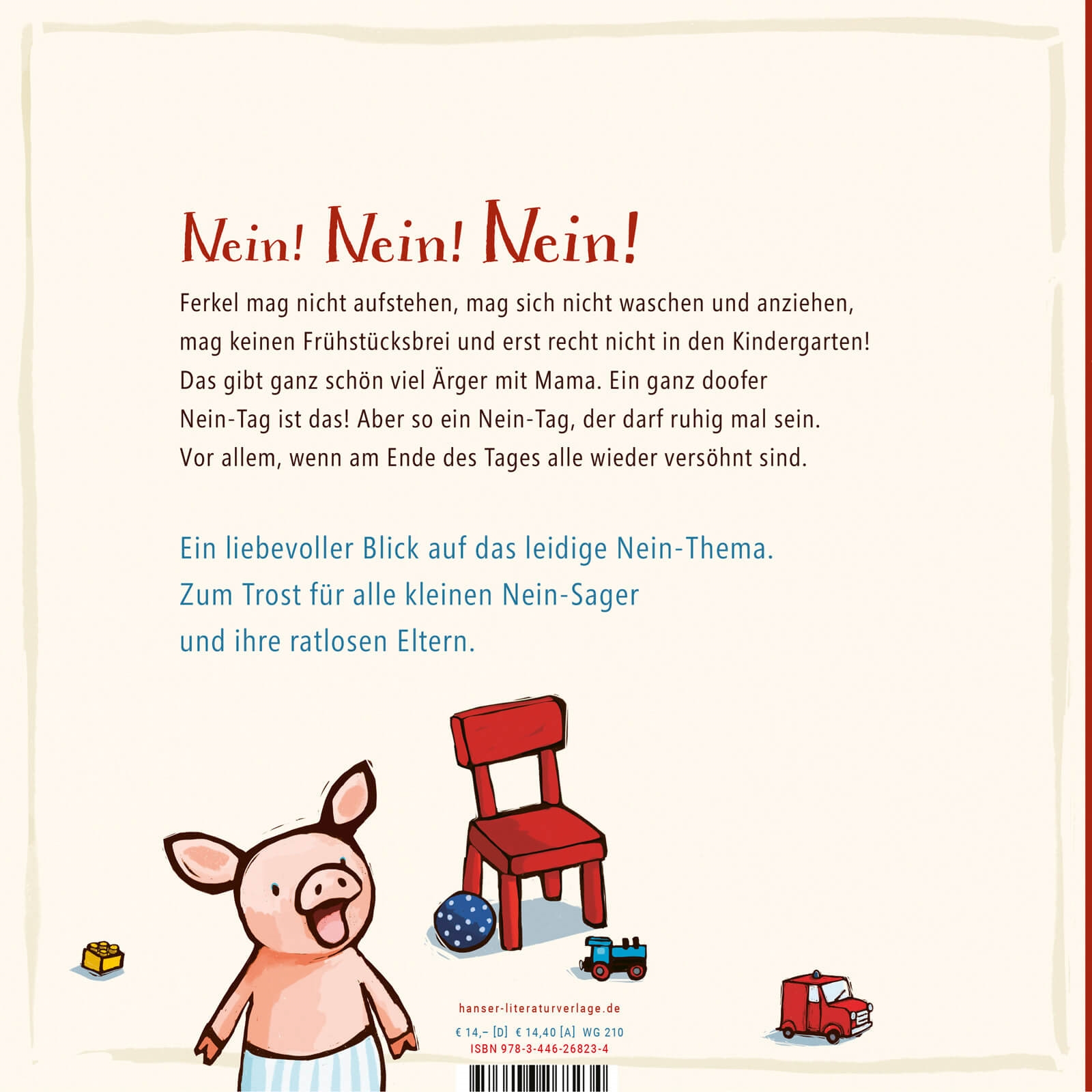 »DAS KLEINE NEIN-SCHWEIN« — HANSER