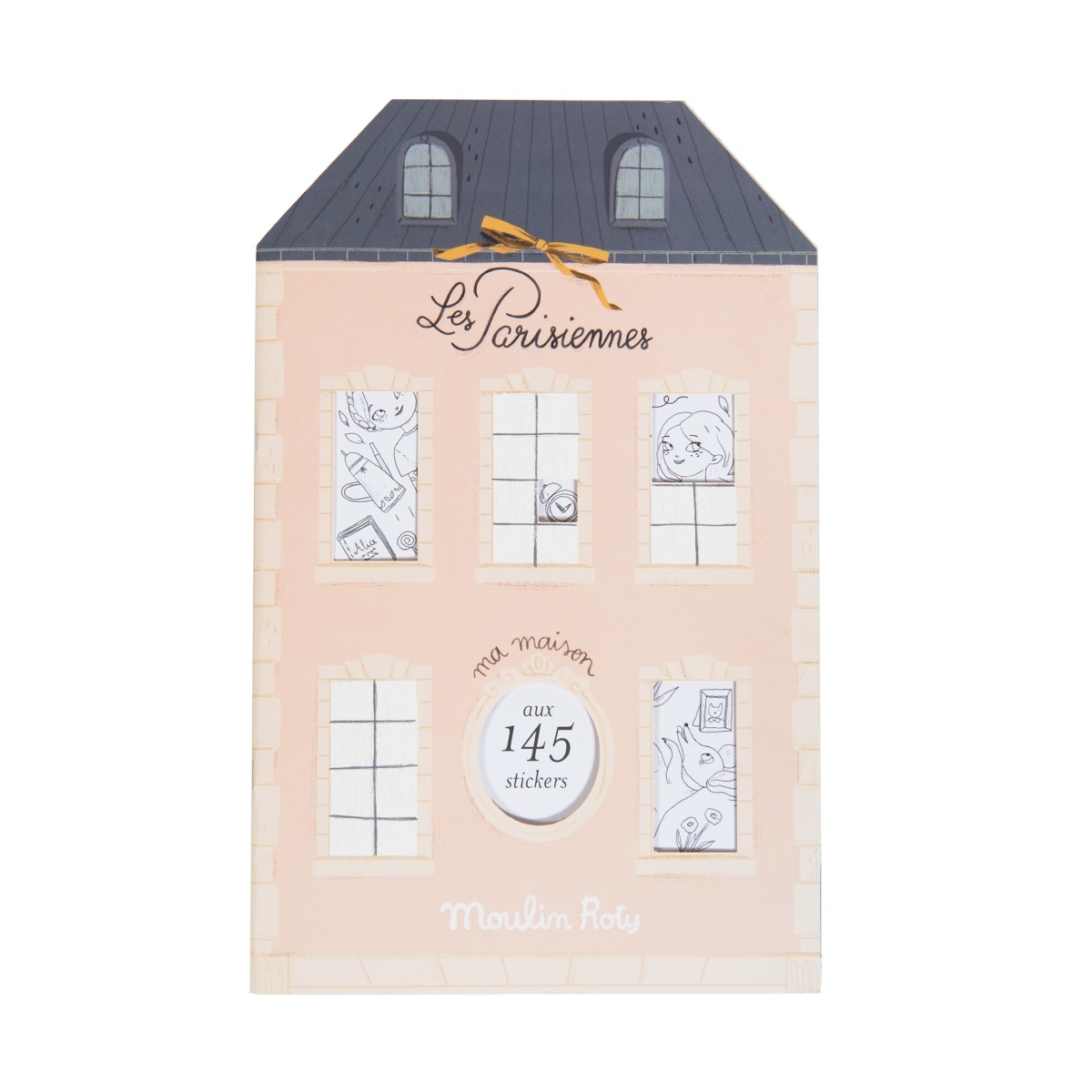»MALBUCH MIT STICKERN LES PARISIENNE« — MOULIN ROTY
