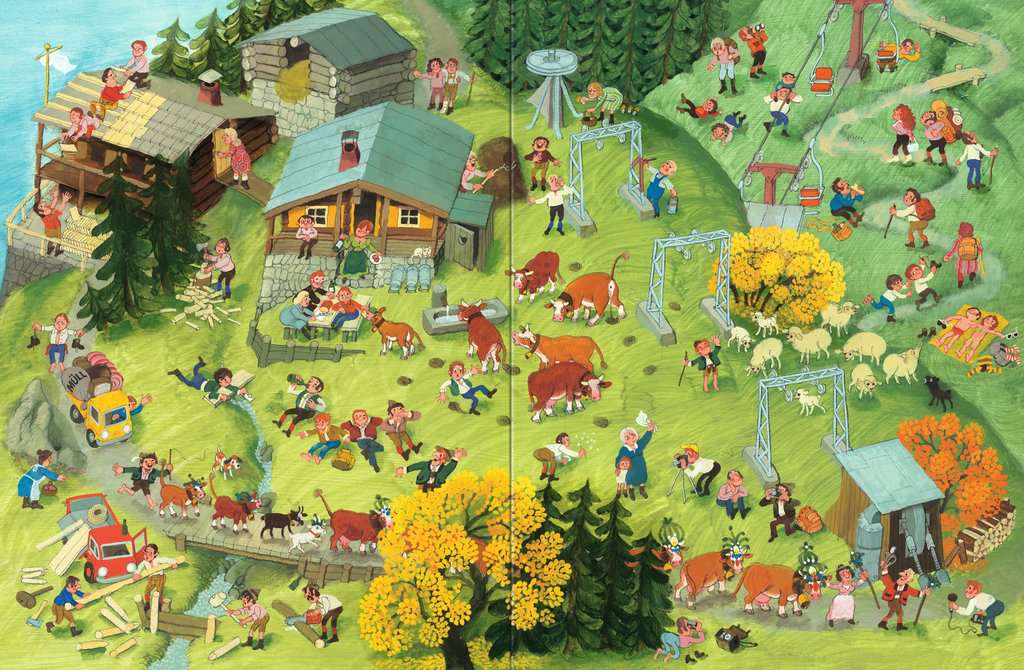 »MEIN WIMMELBUCH: HIER IN DEN BERGEN« — RAVENSBURGER