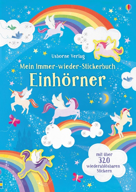 »Mein Immer-wieder-Stickerbuch: Einhörner« — USBORNE
