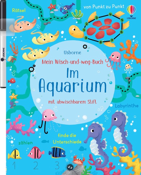 »Mein Wisch-und-weg-Buch: Im Aquarium« — USBORNE