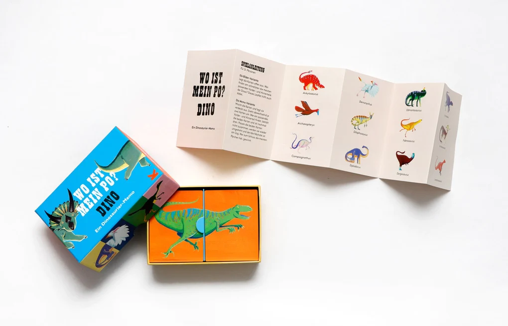 »Wo ist mein Po? Dino« — LAURENCE KING