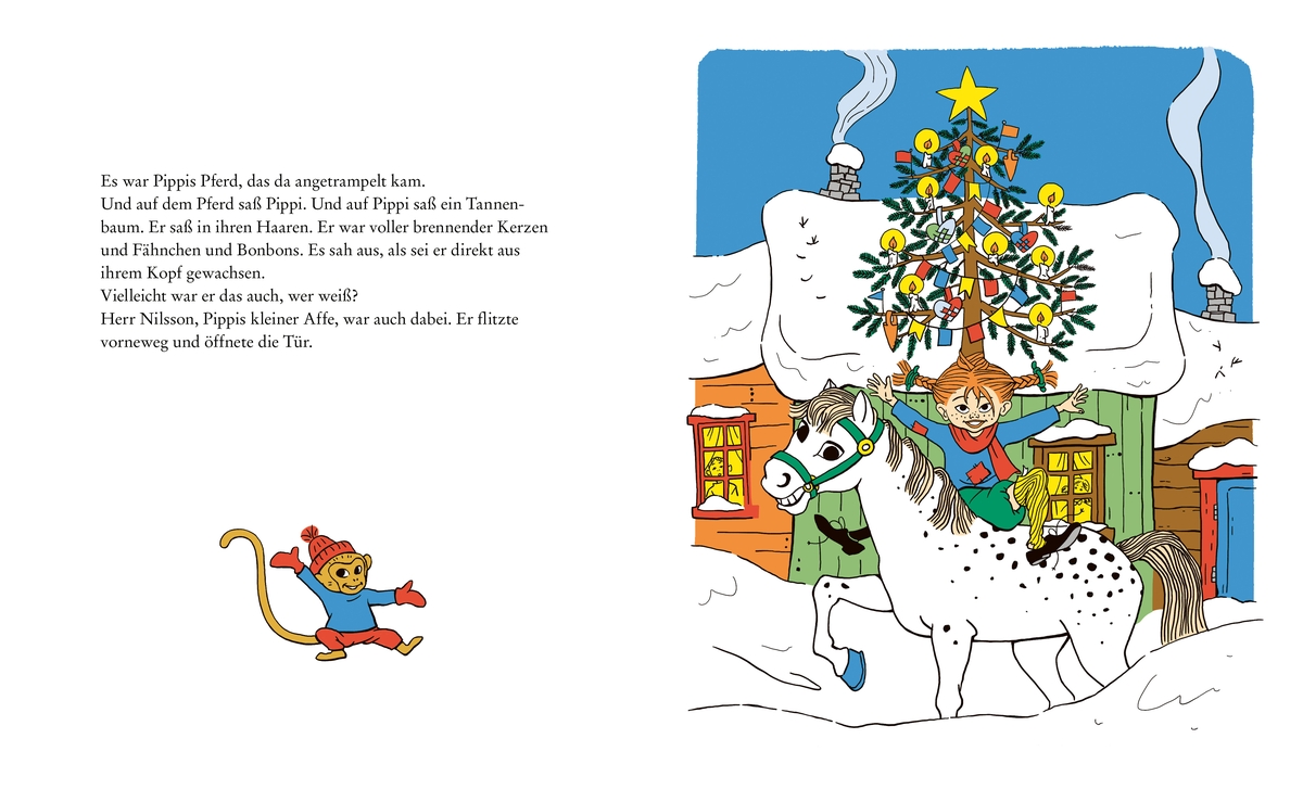 »Pippi Langstrumpf feiert Weihnachten« — OETINGER