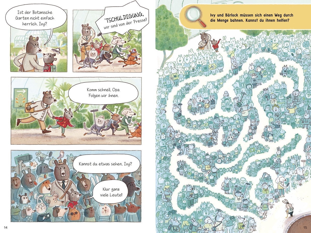 »Ivy und Bärlock Holmes. Fall 1: Die rätselhafte Blume« — OETINGER