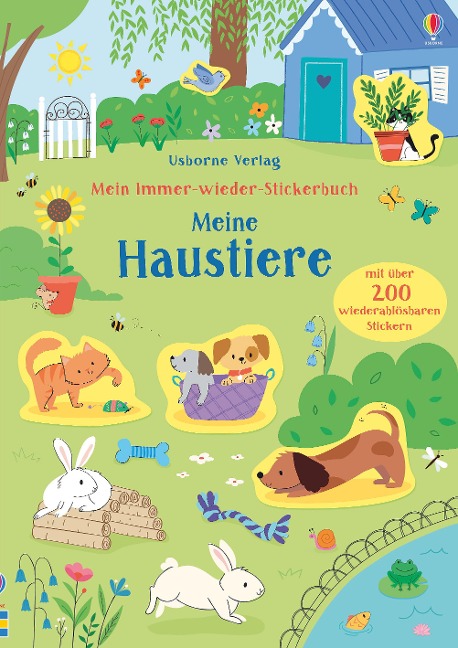»Mein Immer-wieder-Stickerbuch: Meine Haustiere« — USBORNE