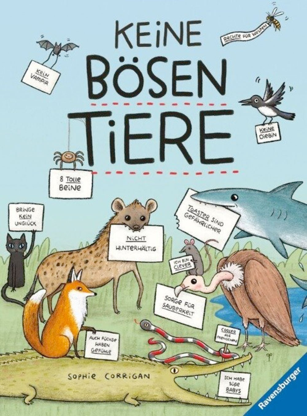 »Keine bösen Tiere - Das etwas andere Tierbuch für Kinder ab 7 Jahren« — RAVENSBURGER