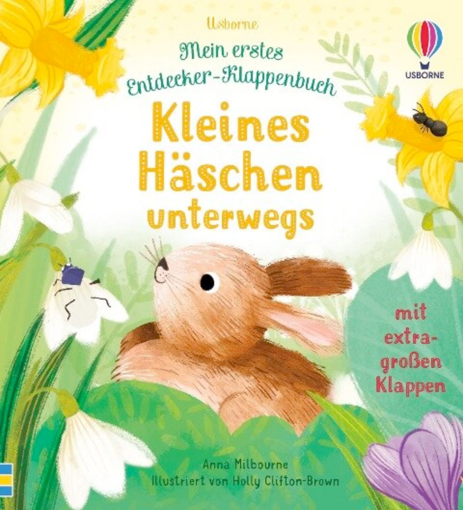 »Mein erstes Entdecker-Klappenbuch: Kleines Häschen unterwegs« — USBORNE