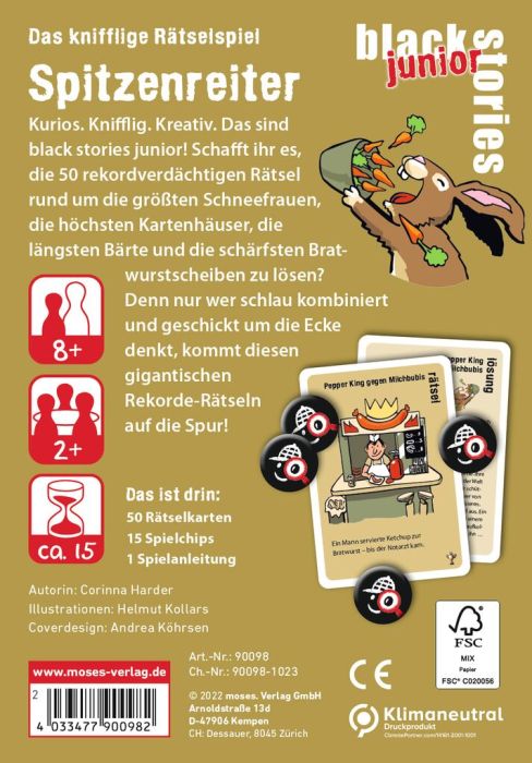 »black stories junior Spitzenreiter« — MOSES