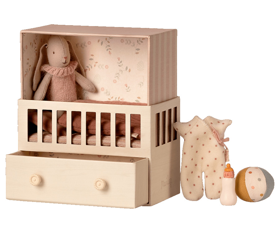 »BABY ZIMMER MIT MIKRO KANINCHEN ROSA« — MAILEG