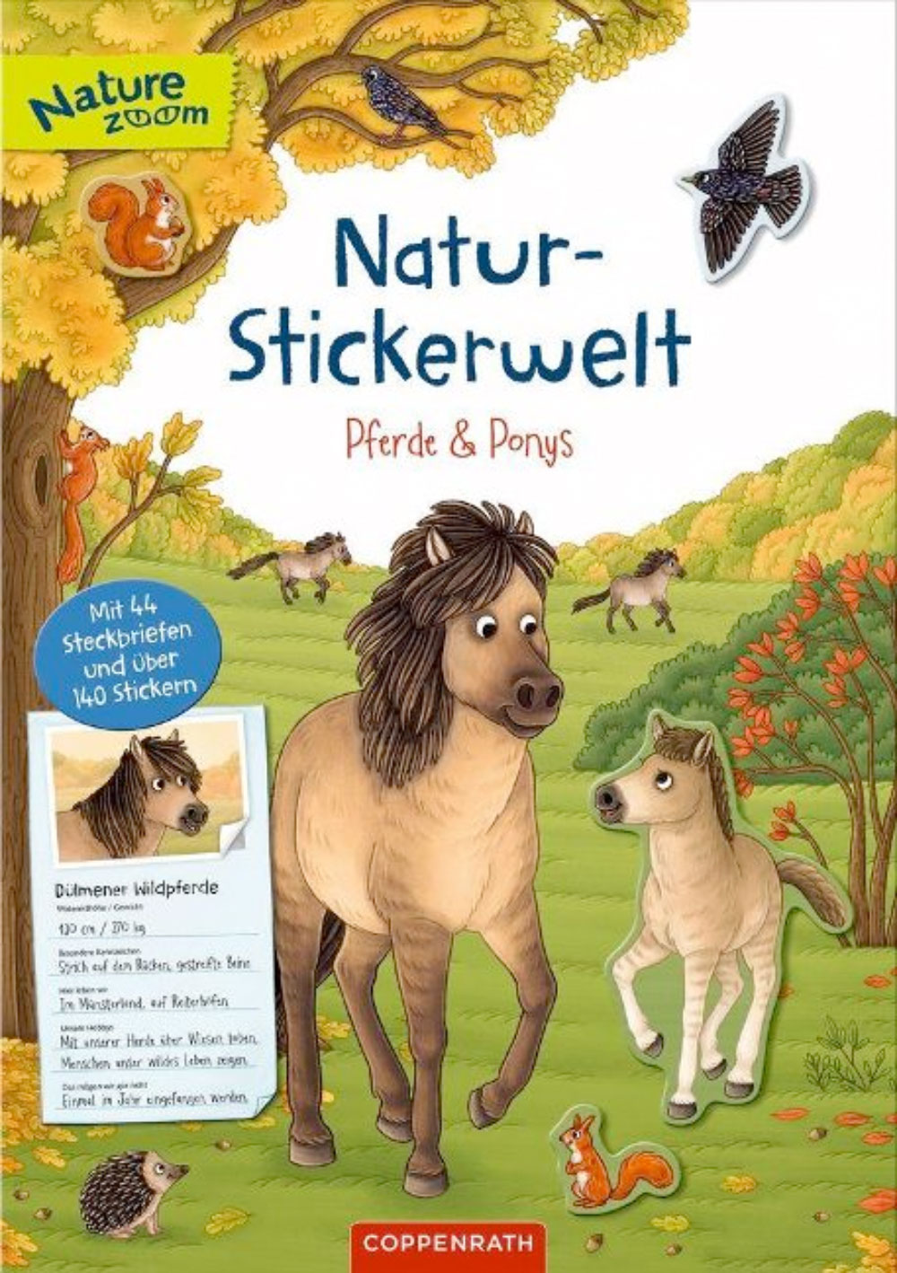 »Natur-Stickerwelt - Pferde und Ponys« — COPPENRATH
