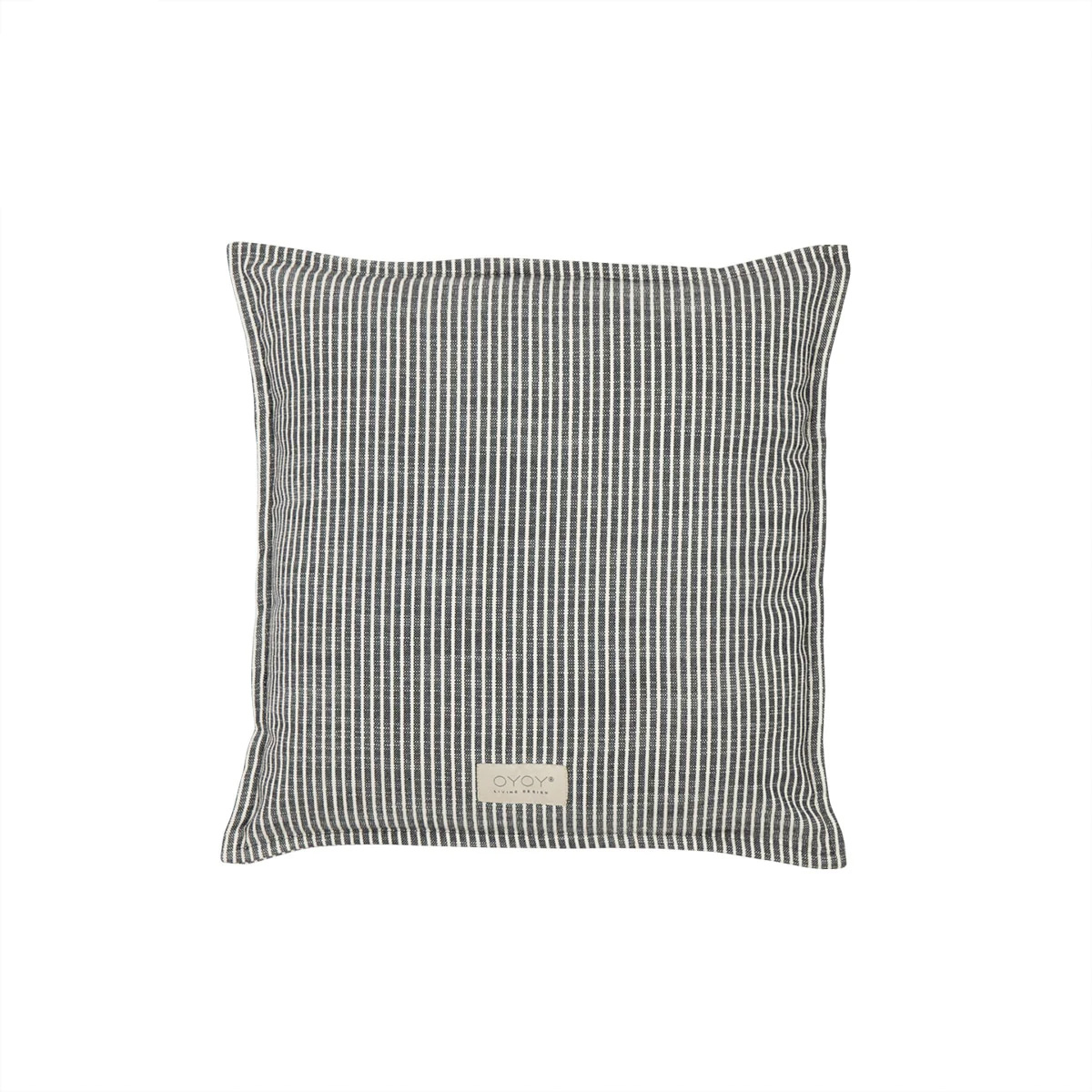 »KISSEN QUADRAT DUNKELGRAU-WEISS«  — OYOY
