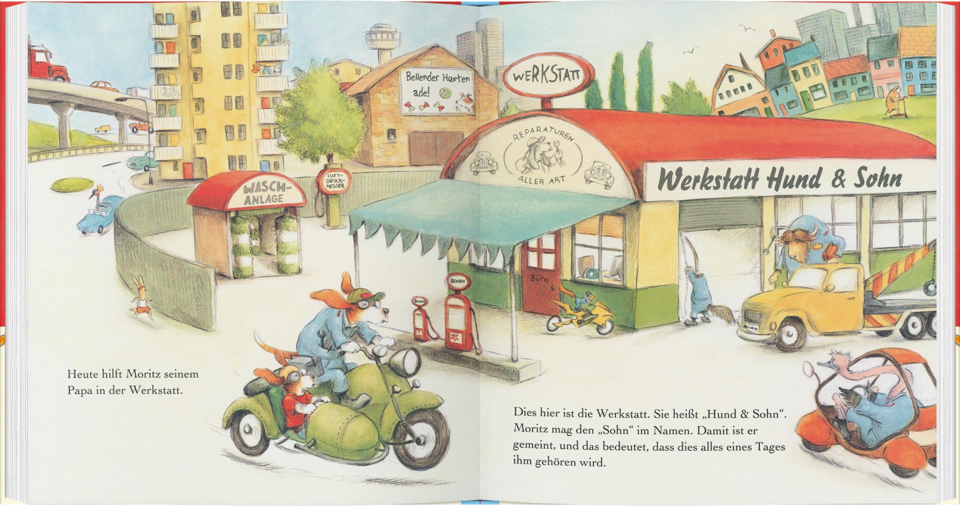 »Moritz in der Autowerkstatt« — GERSTENBERG