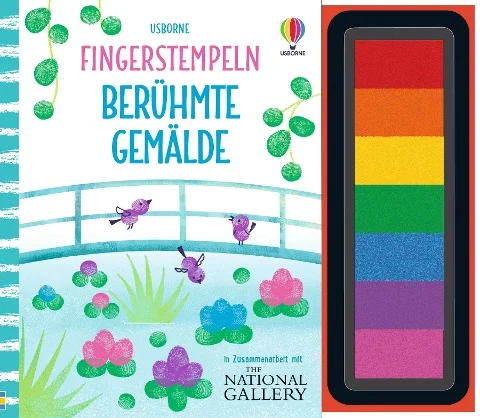 »Fingerstempeln: Berühmte Gemälde« — USBORNE