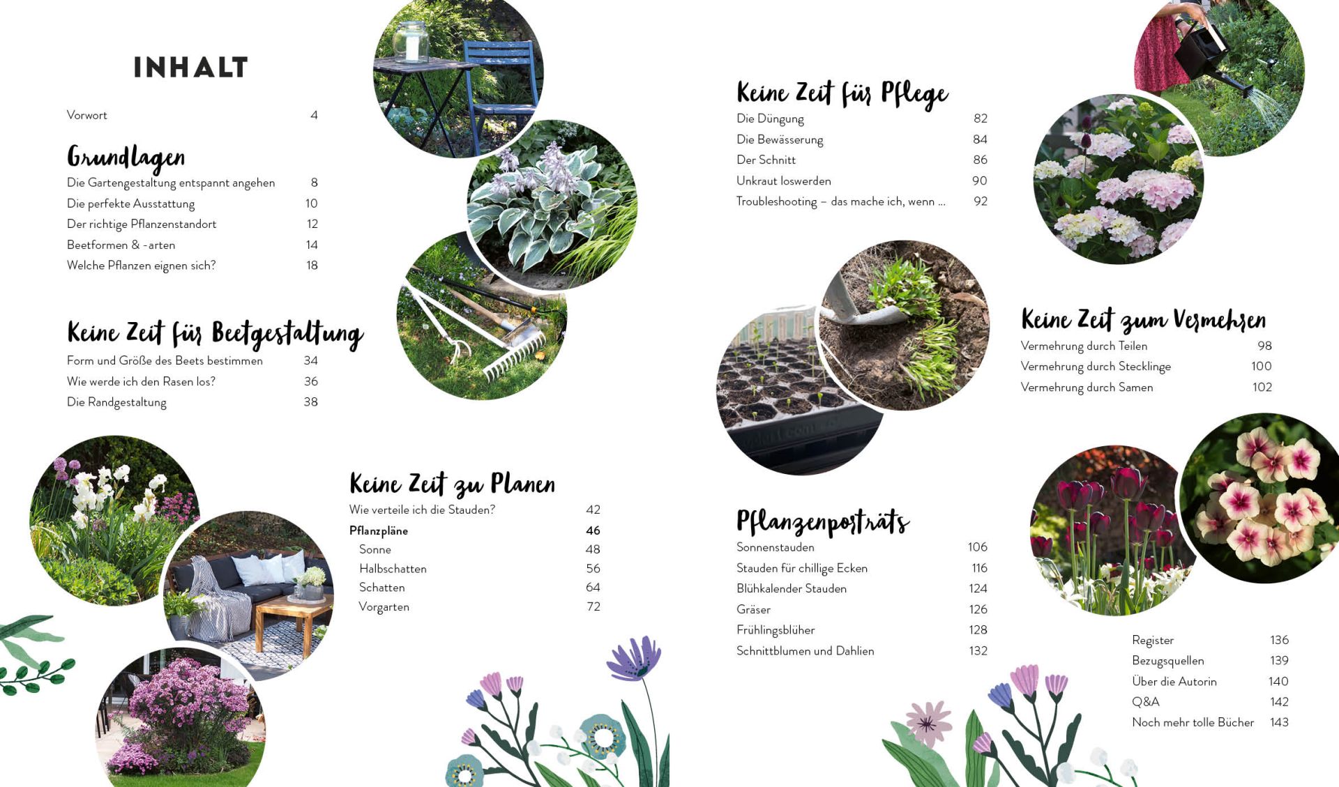 »Keine Zeit zu Gärtnern - Blumenparadies mit wenig Aufwand« — EMF