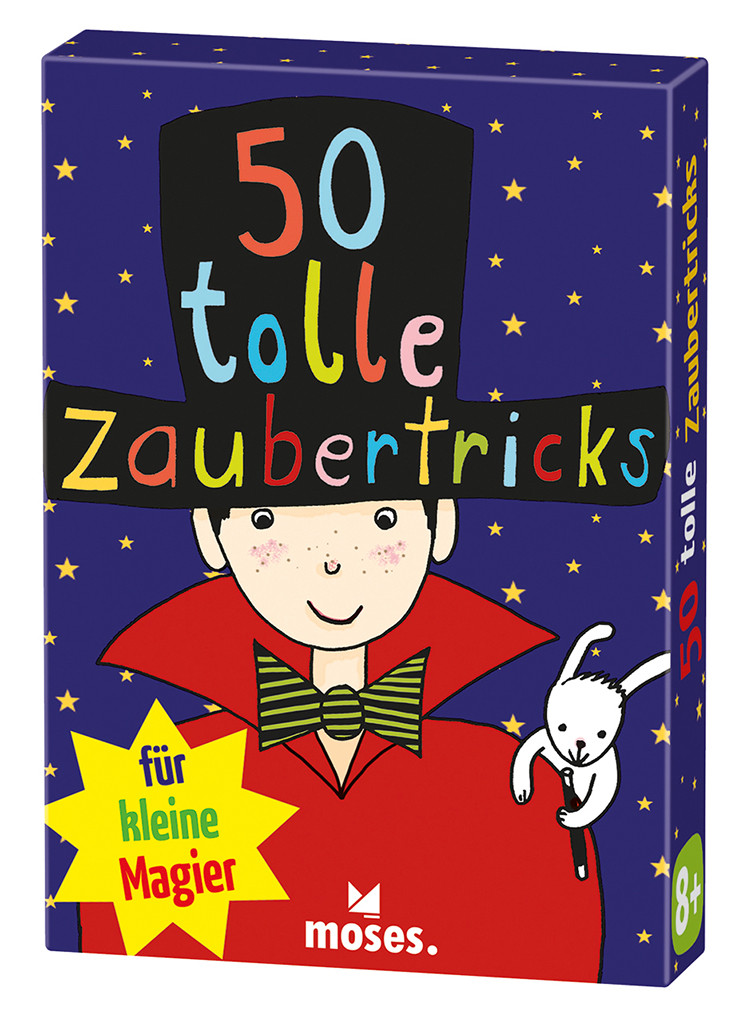 »50 (FÜNFZIG) TOLLE ZAUBERTRICKS FÜR KLEINE MAGIER« — MOSES