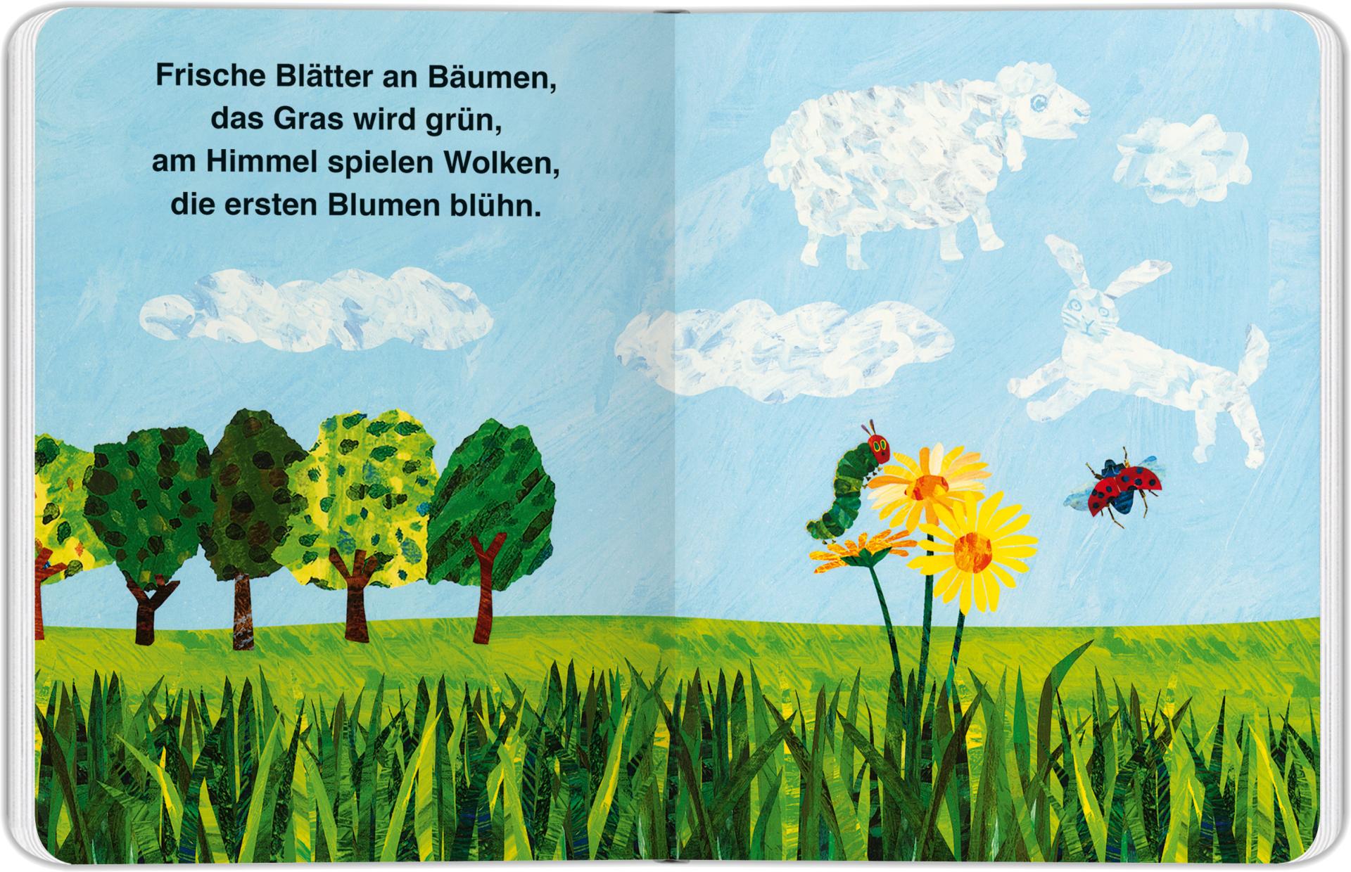 »DIE KLEINE RAUPE NIMMERSATT - FRÜHLING« — GERSTENBERG