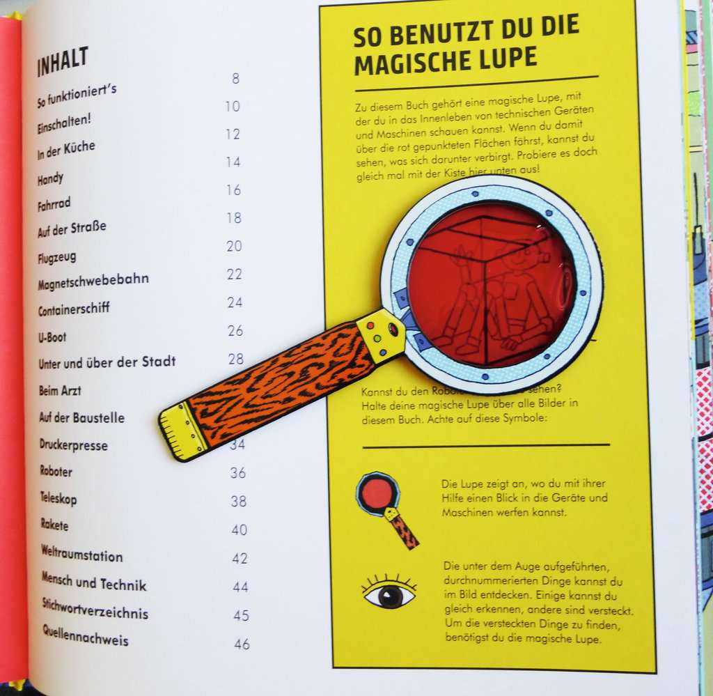»Faszination Technik - Technikbuch für Kinder ab 7 Jahren, mit magischer Lupe« — RAVENSBURGER